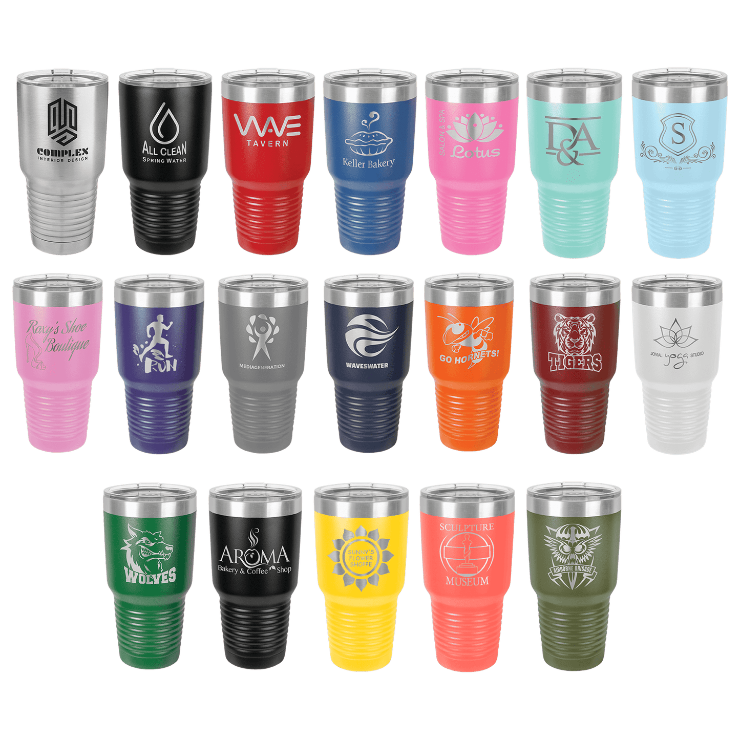 30 oz. Ringneck Tumblers w/ Lid